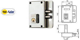 Yale AZBE FINSTOCK Cerradura de Sobreponer Antipillaje Izquierda 10-0 HN 70