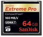 SanDisk 64GB Extreme Pro CF 160MB/s CompactFlash