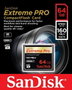 SanDisk 64GB Extreme Pro CF 160MB/s CompactFlash