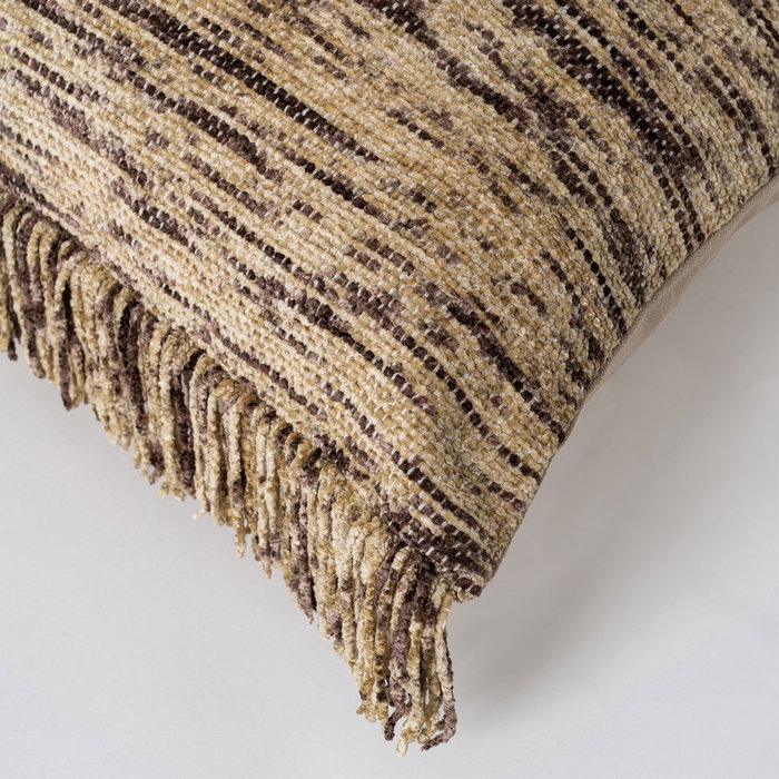 Cojín Beige Algodón/Terciopelo 30 X 50 cm (Set de 2)