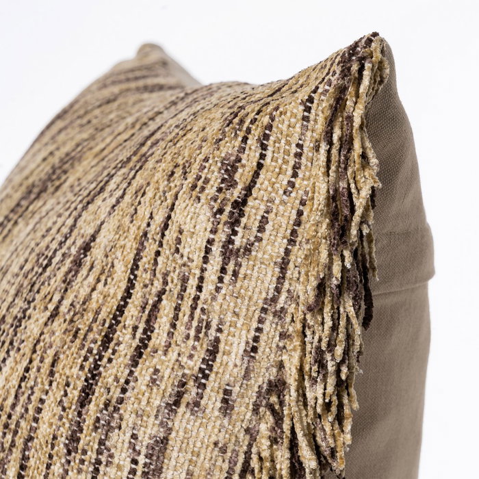 Cojín Beige Algodón/Terciopelo 30 X 50 cm (Set de 2)