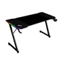 Mars Gaming MGD-X140RGB Mesa Gaming con Iluminación RGB y Alfombrilla XXL Negro