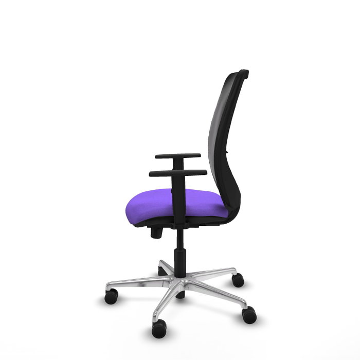 PIQUERAS Y CRESPO Silla de oficina Zulema con mecanismo Sincro/Traslack, Lila y Negro PIQUERAS Y CRESPO Silla de oficina Zulema con mecanismo Sincro/Traslack, Lila y Negro