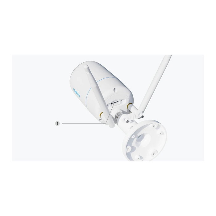 Reolink W330 - Cámara de Seguridad IP WiFi para Interior y Exterior, 8 MP 4K, Visión Nocturna 30m, Conectividad WiFi y Cableada, Blanco