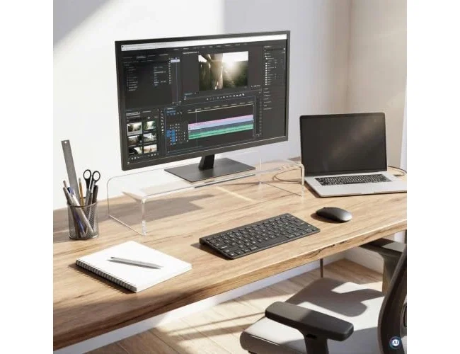 Maul Soporte para Monitor Acrílico Transparente 500x198x100 mm