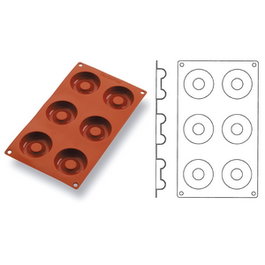 Matfer Oviflex Molde Savarin 7 cm (6 uds)