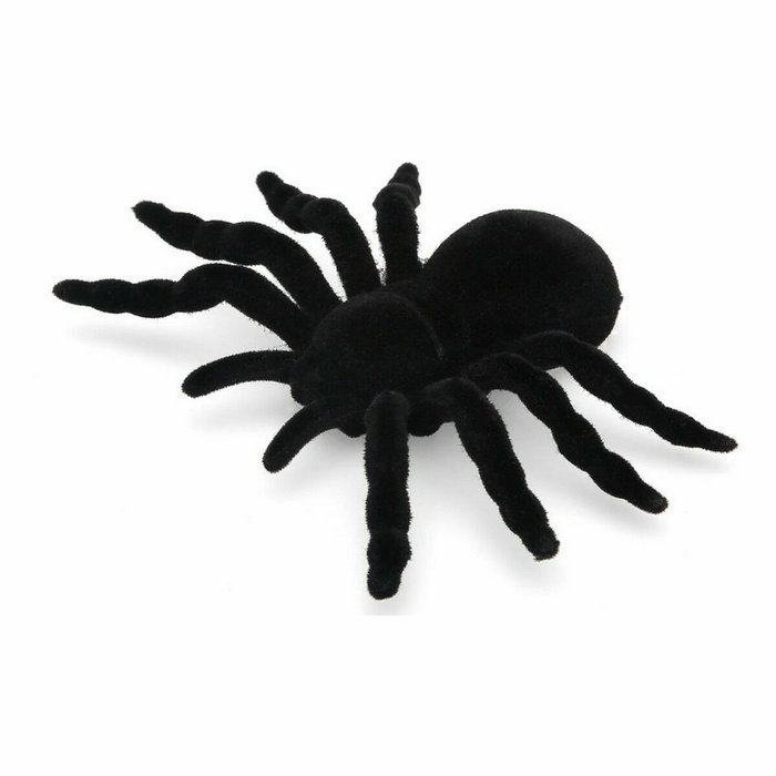 Atosa Tarántula de Peluche Negra de 7 cm para Decoración de Halloween