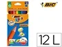Bic Lápices de Colores Kid Evolution Estuche 12 Colores Surtidos Mina Ultra Resistente Bic Lápices de Colores Kid Evolution Estuche 12 Colores Surtidos Mina Ultra Resistente