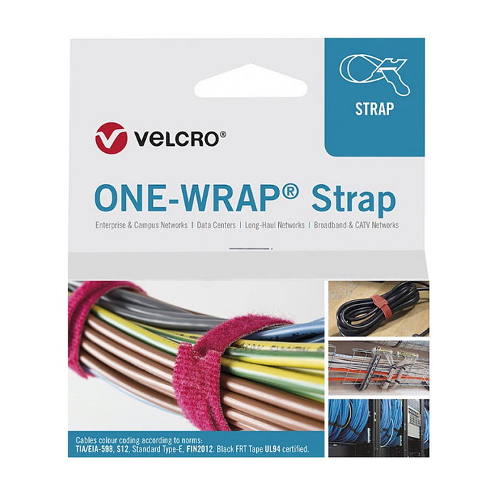 VELCRO One Wrap Strap 13mm x 200mm, 25 unidades, aguamarina VELCRO One Wrap Strap 13mm x 200mm, 25 unidades, aguamarina