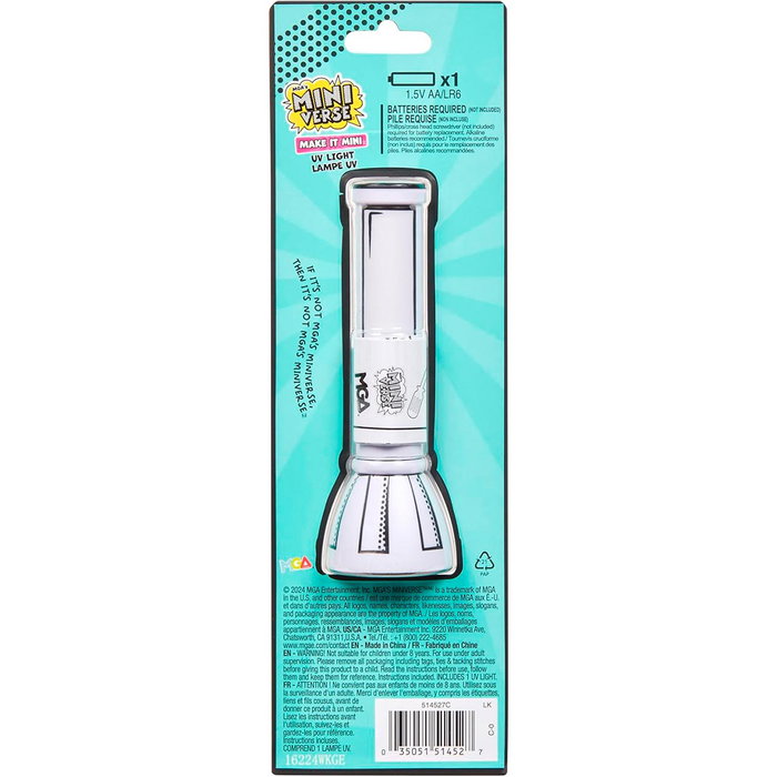 Mga Linterna UV 120896 Miniverse para Secar Creaciones, +8 Años Mga Linterna UV 120896 Miniverse para Secar Creaciones, +8 Años