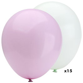 Party Time - 15 Globos de Látex XL, Colores Pastel Surtidos - Globos para Fiesta