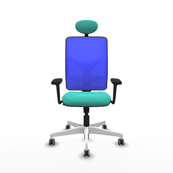 PIQUERAS Y CRESPO Silla de oficina Motilla con mecanismo Sincro, Turquesa y Azul PIQUERAS Y CRESPO Silla de oficina Motilla con mecanismo Sincro, Turquesa y Azul