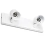 Lumiastra Aplique de Pared Orientable 2xGU10 Blanco Aluminio Interior Tiendas Hogar