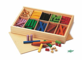 FAIBO Caja de Regletas de Madera 300 Piezas Colores Surtidos