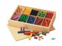 FAIBO Caja de Regletas de Madera 300 Piezas Colores Surtidos