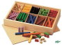 FAIBO Caja de Regletas de Madera 300 Piezas Colores Surtidos