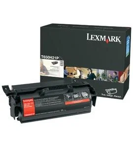 Lexmark T650H80G Cartucho de Tóner Negro de Alta Capacidad