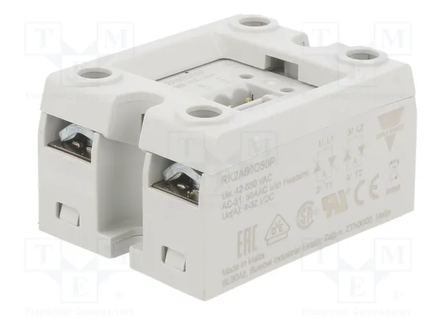 CARLO GAVAZZI RK2A60D50P Relé de semiconductor 50A 42÷660VAC 2-fásico CARLO GAVAZZI RK2A60D50P Relé de semiconductor 50A 42÷660VAC 2-fásico