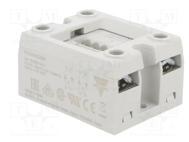 CARLO GAVAZZI RK2A60D50P Relé de semiconductor 50A 42÷660VAC 2-fásico CARLO GAVAZZI RK2A60D50P Relé de semiconductor 50A 42÷660VAC 2-fásico
