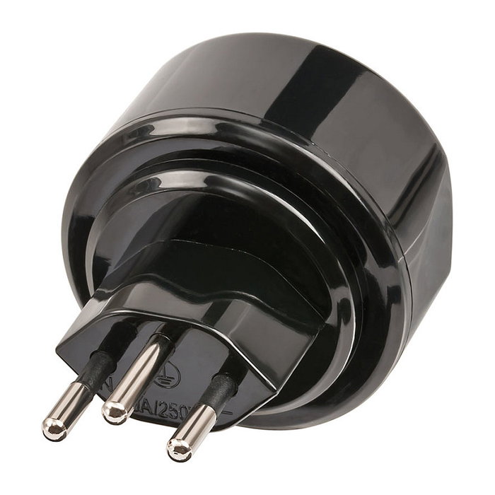 Brennenstuhl 1508642 Adaptador de Viaje Tipo J (CH) Negro Brennenstuhl 1508642 Adaptador de Viaje Tipo J (CH) Negro