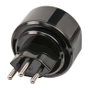 Brennenstuhl 1508642 Adaptador de Viaje Tipo J (CH) Negro