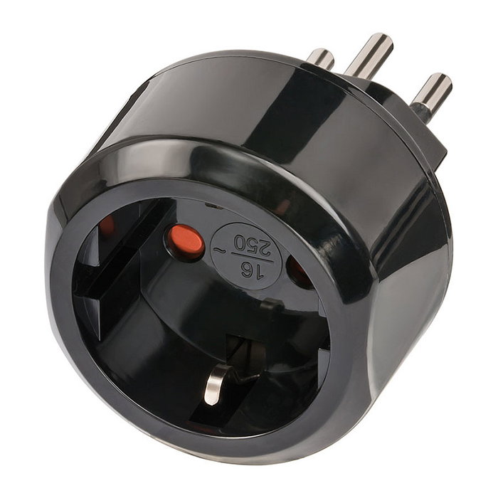 Brennenstuhl 1508642 Adaptador de Viaje Tipo J (CH) Negro Brennenstuhl 1508642 Adaptador de Viaje Tipo J (CH) Negro