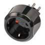 Brennenstuhl 1508642 Adaptador de Viaje Tipo J (CH) Negro