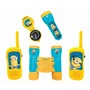 Lexibook Kit de Aventurero Los Minions con Walkie-Talkies Alcance 120m, Brújula, Linterna y Prismáticos