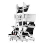Oplite Monitor Mount S8 (On Top Single Monitor) Blanco, Soporte de Pantalla 34 Pulgadas, 20 kg, 75x75 a 400x200 mm