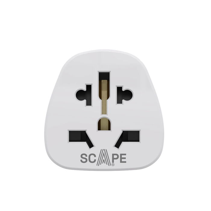 Scape Travel Adaptador de viaje Internacional a Schuko