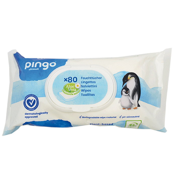 Pingo Toallitas Húmedas Bio 80 unidades Pingo Toallitas Húmedas Bio 80 unidades