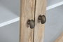 DKD Home Decor Vitrina de Madera Maciza de Mango Toscana Decape