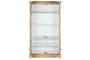 DKD Home Decor Vitrina de Madera Maciza de Mango Toscana Decape