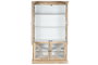 DKD Home Decor Vitrina de Madera Maciza de Mango Toscana Decape