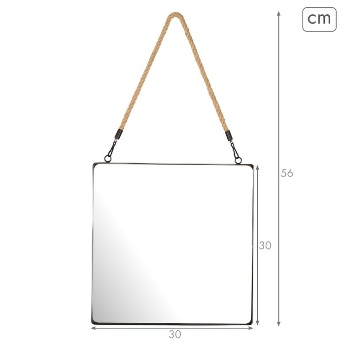 MAX HOME Espejo de Pared Metal
