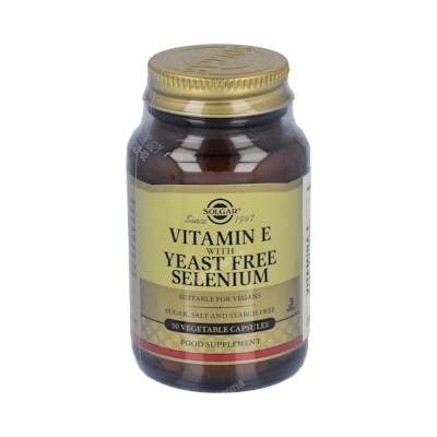 SOLGAR Vitamina E con Selenio 50 cápsulas vegetales SOLGAR Vitamina E con Selenio 50 cápsulas vegetales