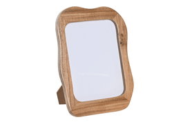 DKD Home Decor Marco de Fotos 15x20 cm Marron Acacia y Cristal (4 Unidades) 26 x 19 x 2 cm