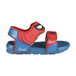Sandalias Playa Spiderman Rojo