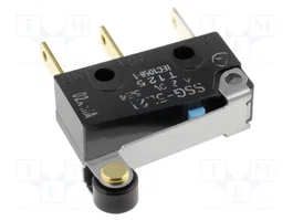 Aratas (Formerly Omron Components) Microconmutador SNAP ACTION SPDT SSG-5L2T con palanca y roldana