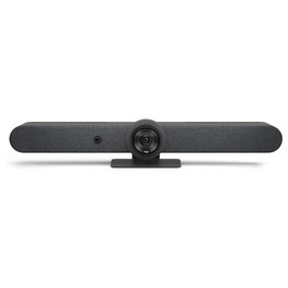 Logitech Rally Bar 960-001312 - Sistema de videoconferencia grupal en 4K Ultra HD con zoom óptico 5x, audio beamforming y WiFi - Color Grafito