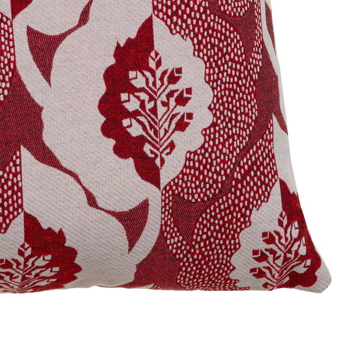 Ixia Cojín Estampado Rojo 45 x 45 cm
