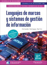 PARANINFO, Lenguajes de marcas y sistemas de gestión de información 2.ª edición 2025 - Fernando Paniagua Martín