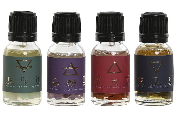 DKD Home Decor Aceite Esencias Lila Granate 12 Unidades DKD Home Decor Aceite Esencias Lila Granate 12 Unidades