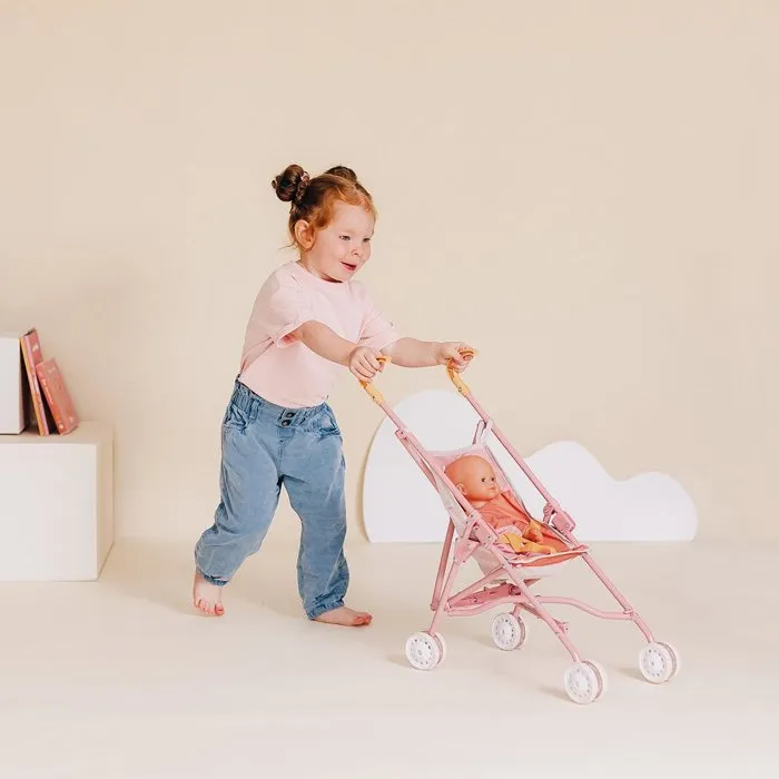 Baby Nurse Smoby - Cochecito de muñecas SMO3032162204085 - Práctico, ligero y de fácil plegado - Para niños a partir de 2 años