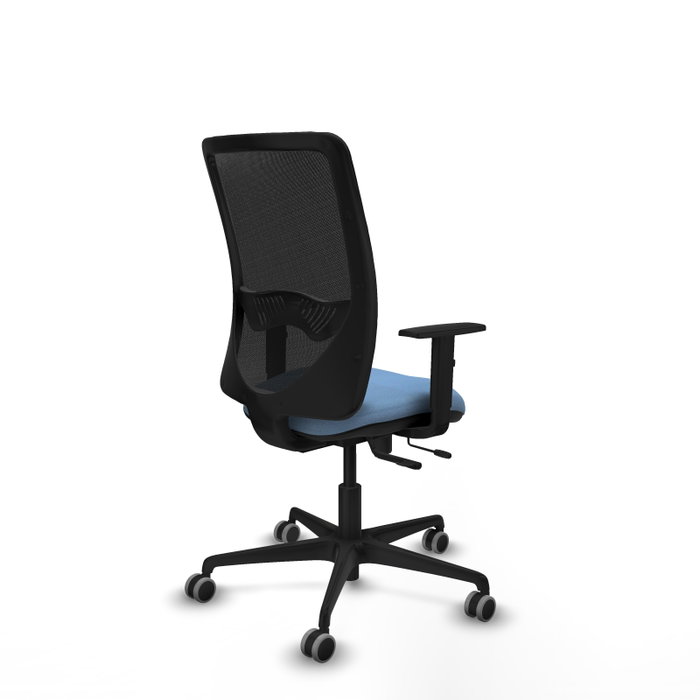 PIQUERAS Y CRESPO Silla de oficina Zulema Azul cielo con mecanismo Sincro/Traslack