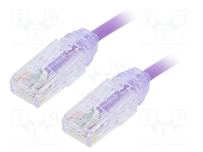 PANDUIT Patch cord Cat 6 U/UTP de 1m, RJ45, violeta PANDUIT Patch cord Cat 6 U/UTP de 1m, RJ45, violeta