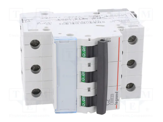 LEGRAND S300 TX Interruptor magnetotérmico 3 polos 2A Caract C