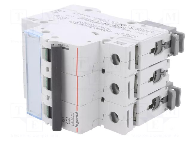 LEGRAND S300 TX Interruptor magnetotérmico 3 polos 2A Caract C