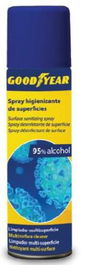 Goodyear Spray Limpiador Higienizante De Superficies Alcoholico 500 mL