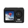 Sunstech ADVENTURE4K Cámara Deportiva de Acción 4K Ultra HD 16MP WiFi, Ángulo Visión 170°, Sumergible 30m IPX8, Incluye Accesorios y Compatible GoPro, Negra